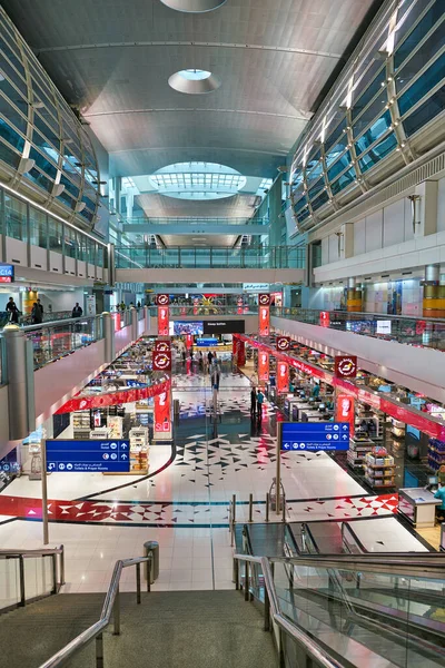 Дубай Оаэ Circa January 2019 Интерьерная Съемка Международного Аэропорта Дубая — стоковое фото