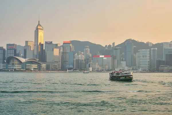 Hong Kong China Circa Enero 2019 Star Ferry Cruzando Victoria —  Fotos de Stock