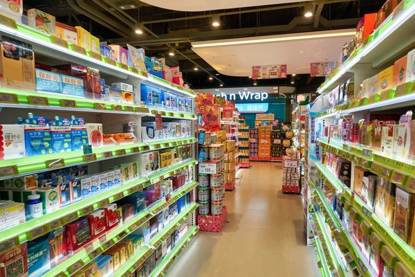 HONG KONG, CHINA - CIRCA JANUARY, 2019: interior shot of a store in Hong Kong.
