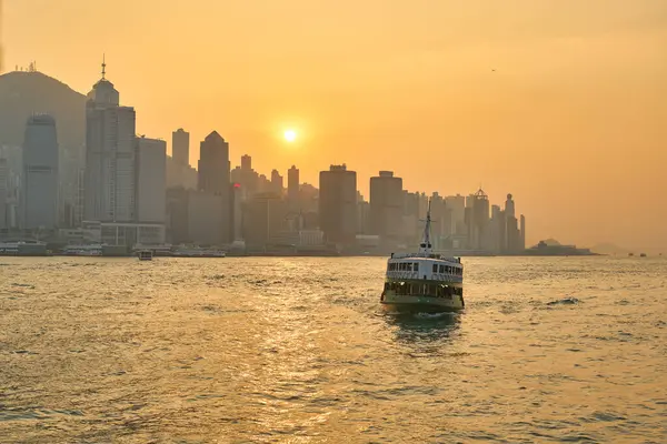 Hong Kong China Circa Januari 2019 Een Star Ferry Die — Stockfoto