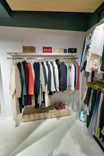 Hong Kong China January 2019 Clothes Display Reiss Store New — Stock Photo, Image