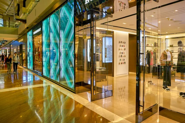 Singapore Circa April 2019 Entrance Burberry Store Shoppes Marina Bay — Stockfoto