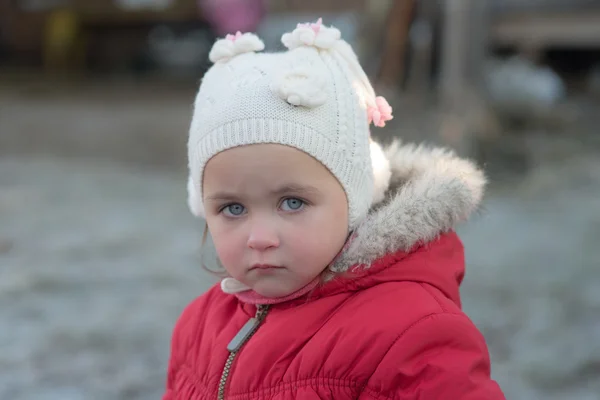 Pequena menina ofendida — Fotografia de Stock