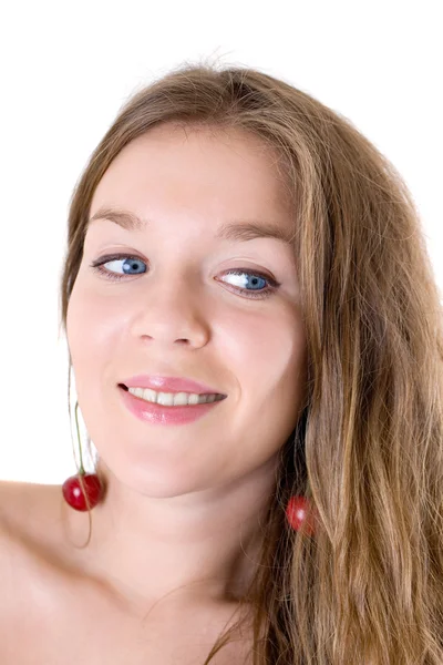 Portrait of a smiling girl — Stock Photo, Image