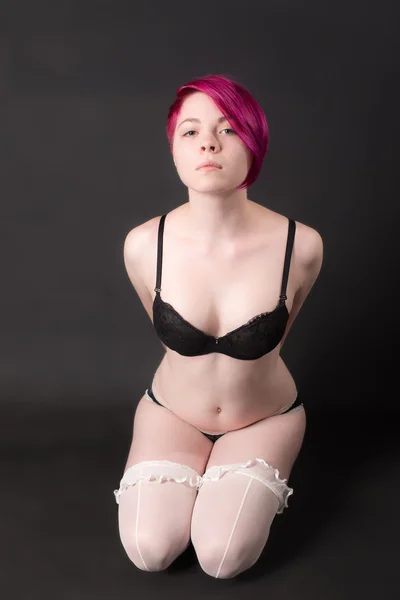 Portrait of a girl in lingerie — Stock Photo, Image