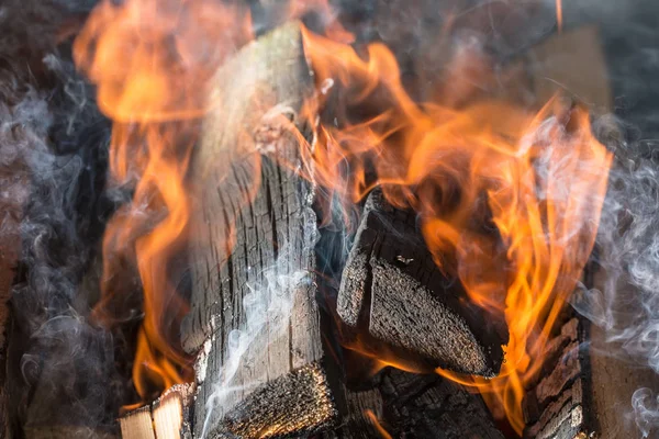 Firewood fechar — Fotografia de Stock