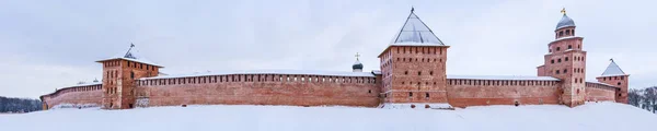 panorama of the Kremlin walls