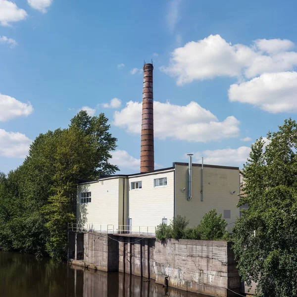 Landschap in het industriegebied — Stockfoto