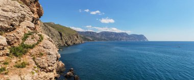 Kayalık sahil Panoraması