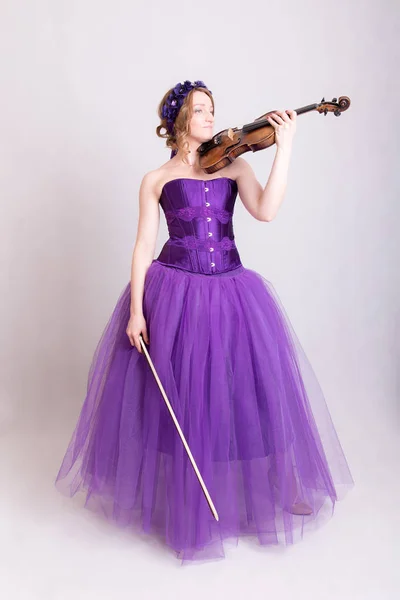 Portrait of violinist — Stock Photo, Image