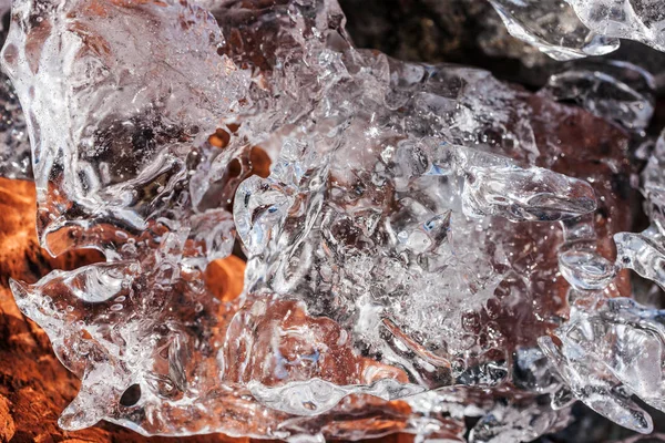 Melting ice close up — Stock Photo, Image