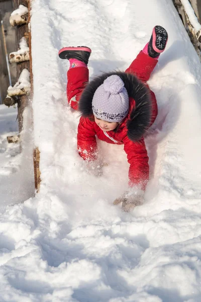 Landning efter slip — Stockfoto