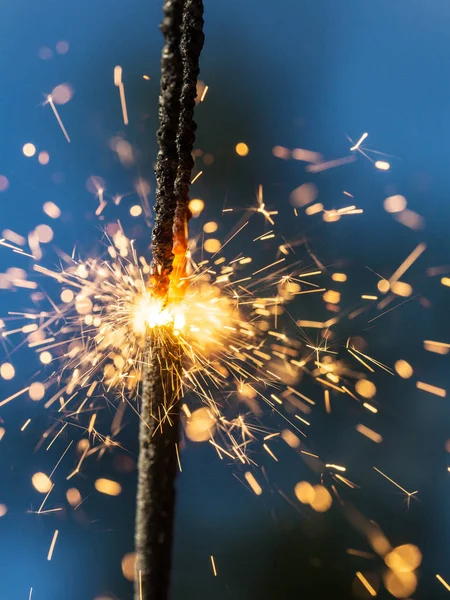 Sparks close up — Stock Photo, Image