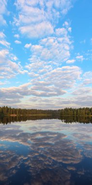 yansımaları ile peyzaj