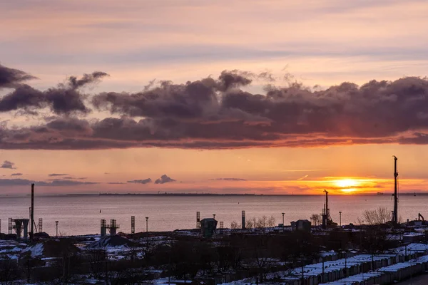 İnşaat alanının görüntüsü