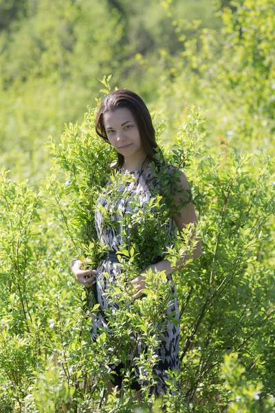 Menina no verão — Fotografia de Stock