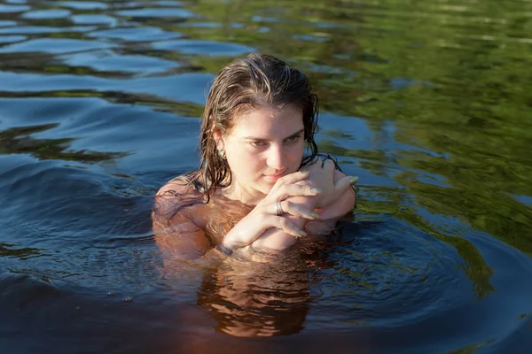 Sensual girl in summer Stock Picture