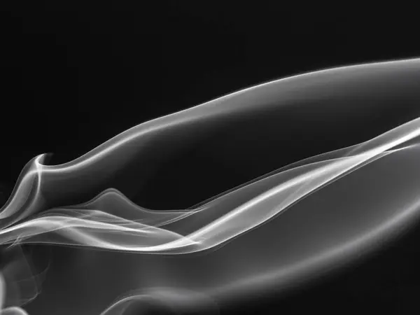 Gładki biały dym — Zdjęcie stockowe