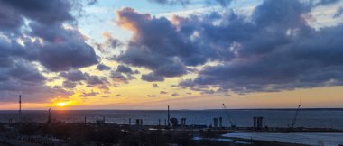 İnşaat alanında Panoraması