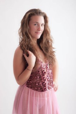 Bir kızın portresi.