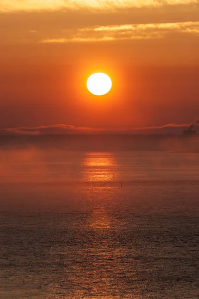 夕暮れの太陽 — ストック写真