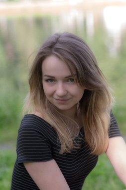 Bir kızın portresi.