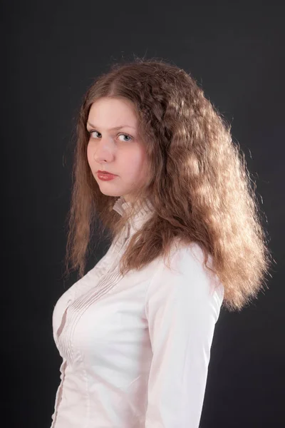 Retrato de una adolescente — Foto de Stock