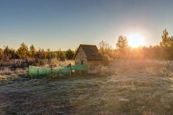 Matin d'automne froid — Photo