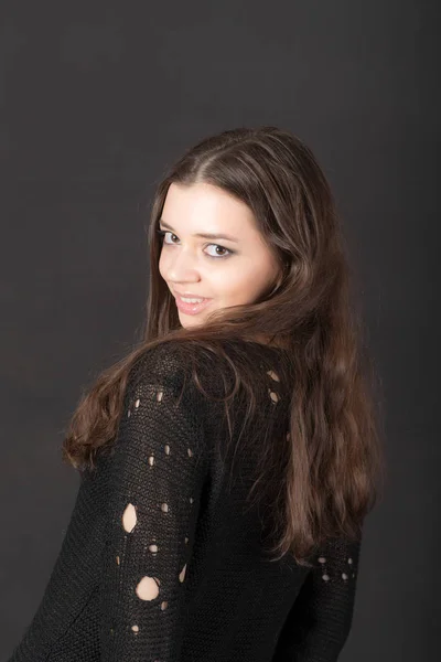 Retrato de una chica sonriente — Foto de Stock