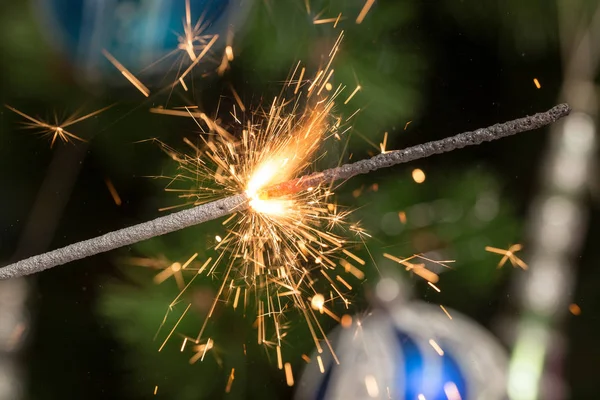 Faíscas de fogos de artifício — Fotografia de Stock