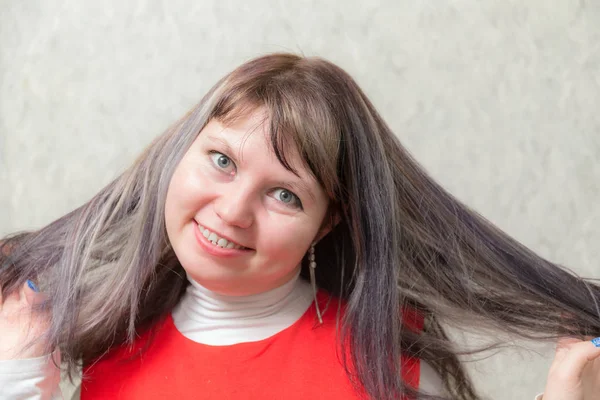 Smiling girl close up — Stock Photo, Image