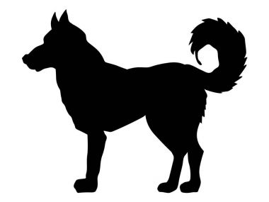 husky silüeti