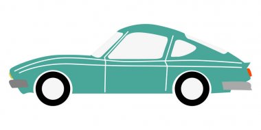 spor araba vektör çizim