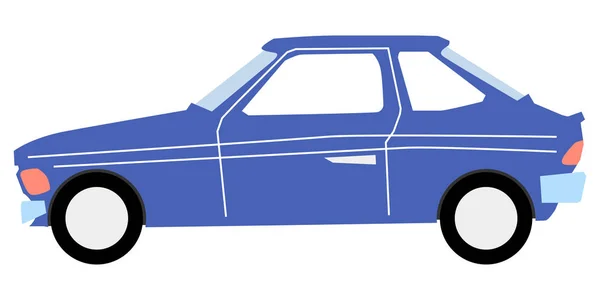 Vector illustration of hatchback — Stock Vector