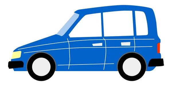 Minivan-Abbildung — Stockvektor