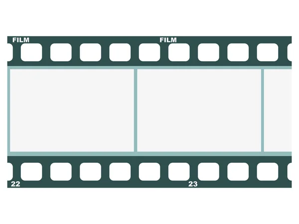Vector image of film strip — Stock Vector