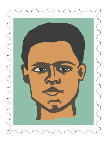 Muhammad Ali famoso boxeador profesional — Vector de stock