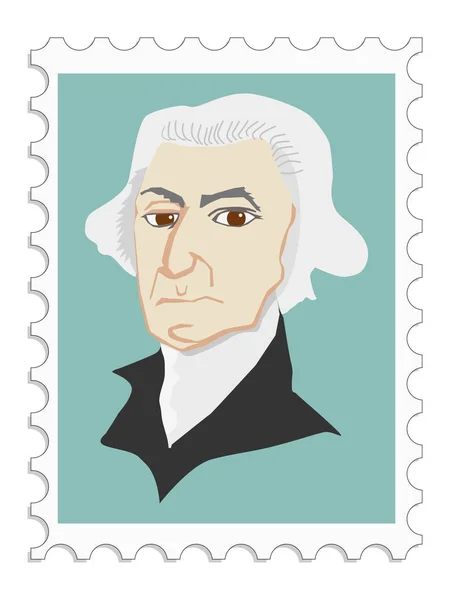 George Washington primeiro presidente dos EUA — Vetor de Stock