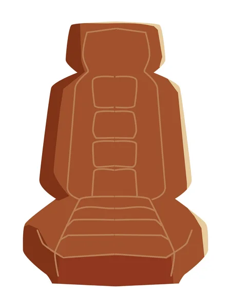 Vector, gekleurde illustratie van autostoeltje — Stockvector