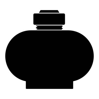 Vektör, mataranın siyah silüeti