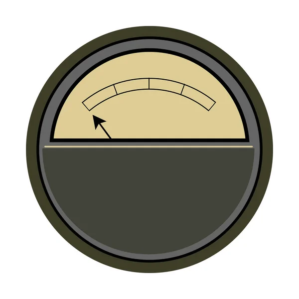 Illustrazione vettoriale del dispositivo di misura vintage — Vettoriale Stock