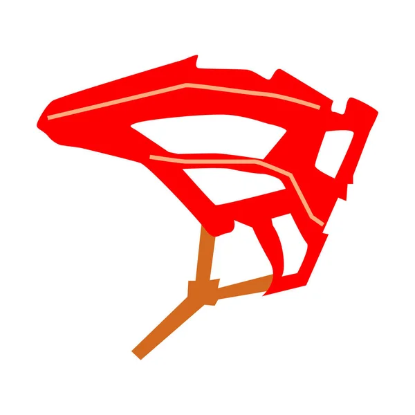 Ilustración vectorial del casco para ciclista — Archivo Imágenes Vectoriales