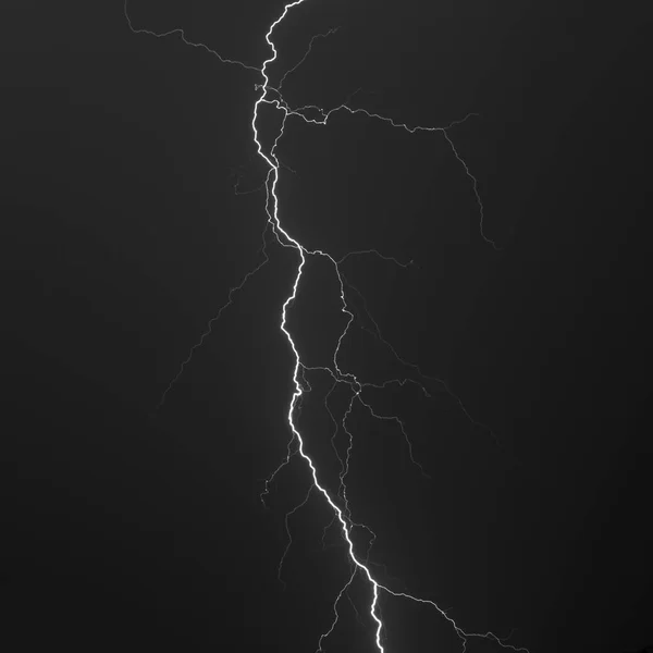 Blitz am dunklen Himmel — Stockfoto