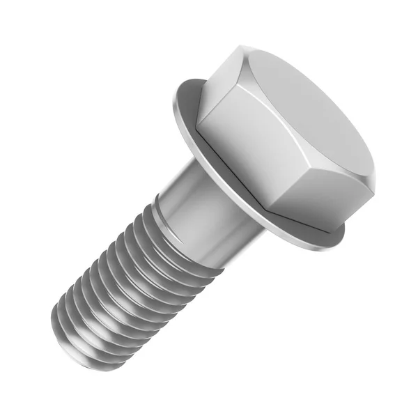 Bolt on a white background, 3D rendering — Stock Photo, Image