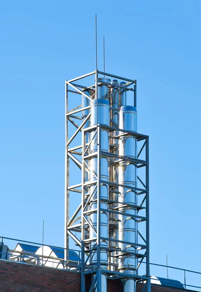 Chimenea para caldera industrial —  Fotos de Stock