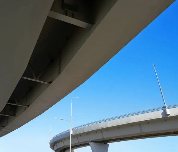 fragment of the overpass against the sky