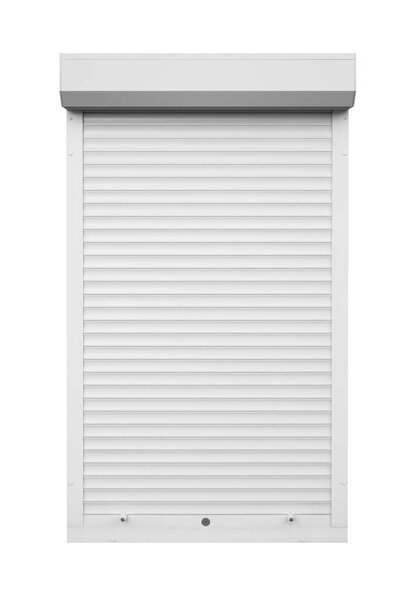 roller shutters isolated on white background
