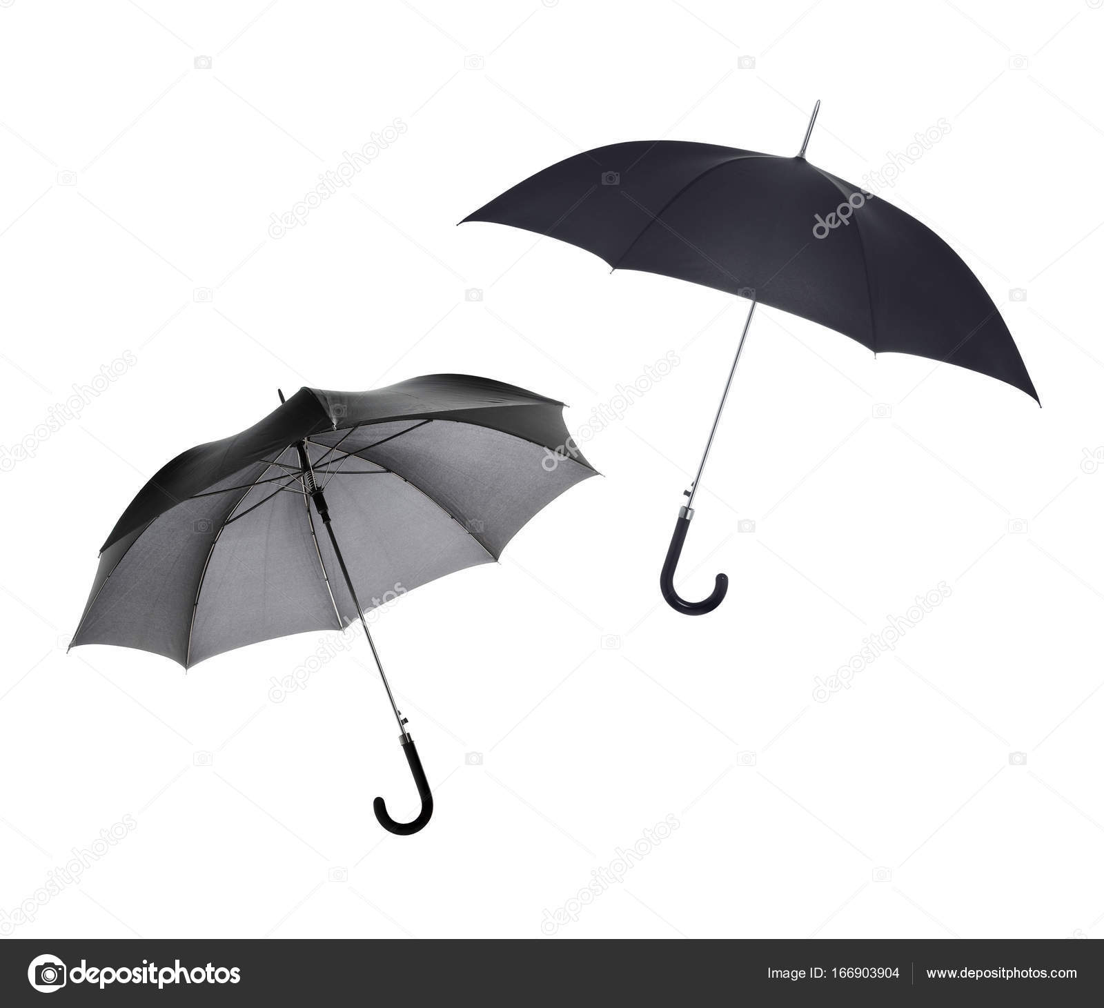 Black umbrellas on a white background Stock Photo by ©akinshin 166903904