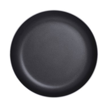Kızartma tavası beyaz arkaplanda izole