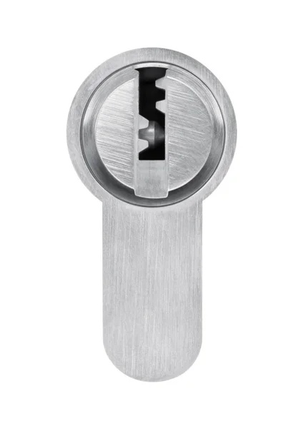 Lock cylinder isolated on white background — Stock Photo, Image